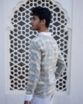 Santhal Black Handloom Cotton Statement Shirt