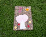 Savni Blue Handmade Upcycled Quilted Rug