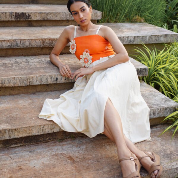 Shuili Embroidered Midi Dress