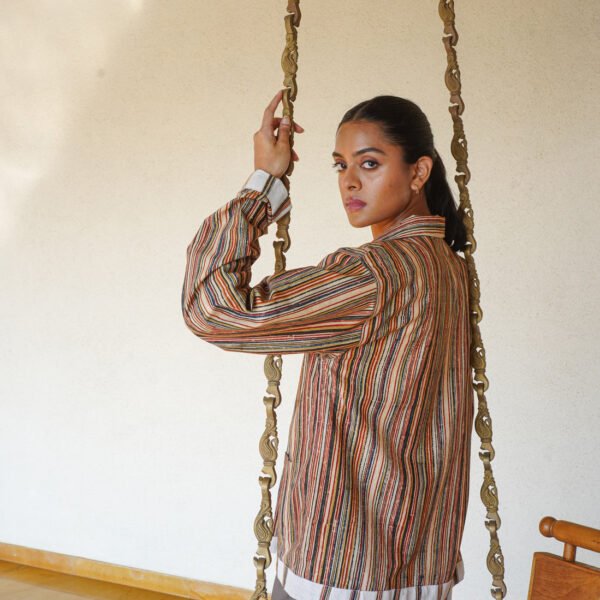 Surajmukhi Kalamkari Cotton Jacket