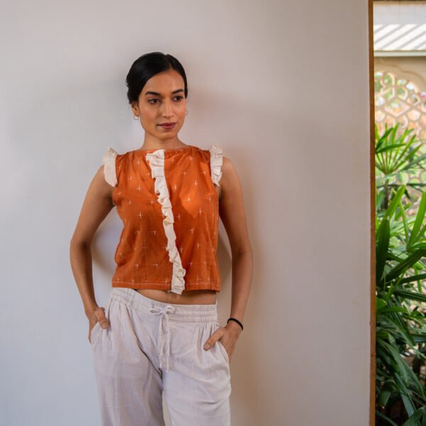Tara Ikat Crop Top