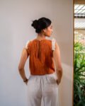 Tara Ikat Crop Top