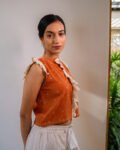 Tara Ikat Crop Top