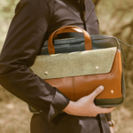 Willow Vegan Tan Leather Laptop Sleeve