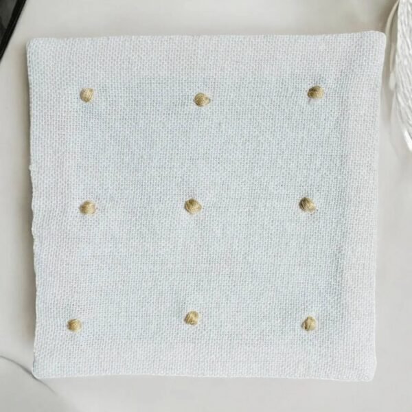 Anthophile Embroidered Cotton Coaster Set