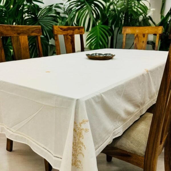 Anthophile Cotton Floral Rectangular Tablecloth