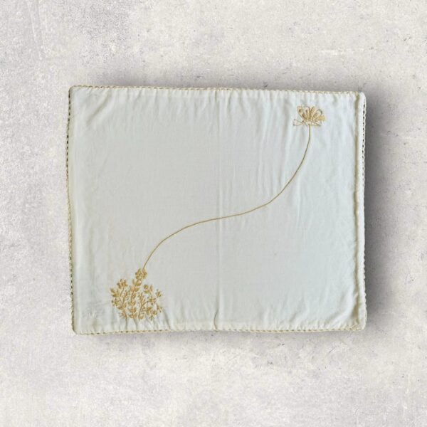 Anthophile Embroidered Cotton Placemat Set