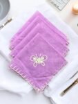 Anthophile Embroidered Cocktail Napkin Set