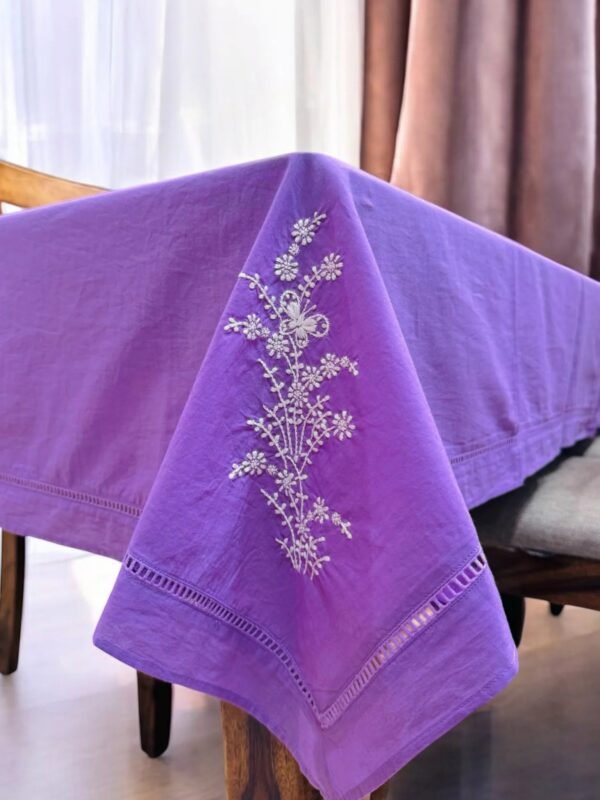 Anthophile Cotton Floral Rectangular Tablecloth