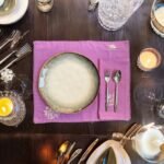 Anthophile Embroidered Cotton Placemat Set