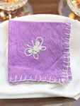 Anthophile Embroidered Cocktail Napkin Set