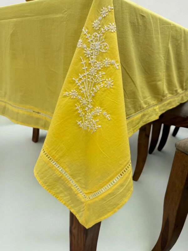 Anthophile Cotton Floral Rectangular Tablecloth