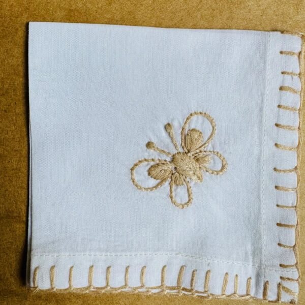 Anthophile Embroidered Cocktail Napkin Set
