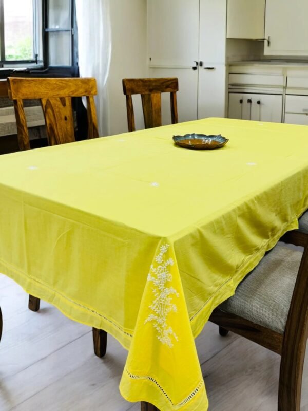 Anthophile Cotton Floral Rectangular Tablecloth