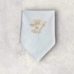 Anthophile Floral Embroidered Dinner Napkin Set