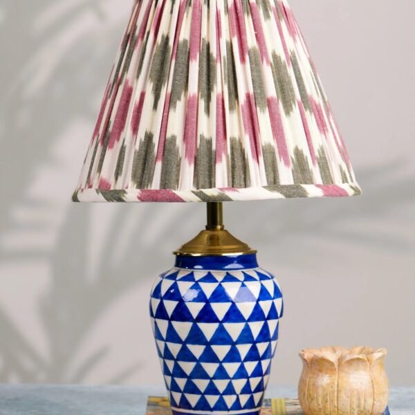 Pink Ikat Empire Lampshade
