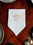 Anthophile Floral Embroidered Dinner Napkin Set